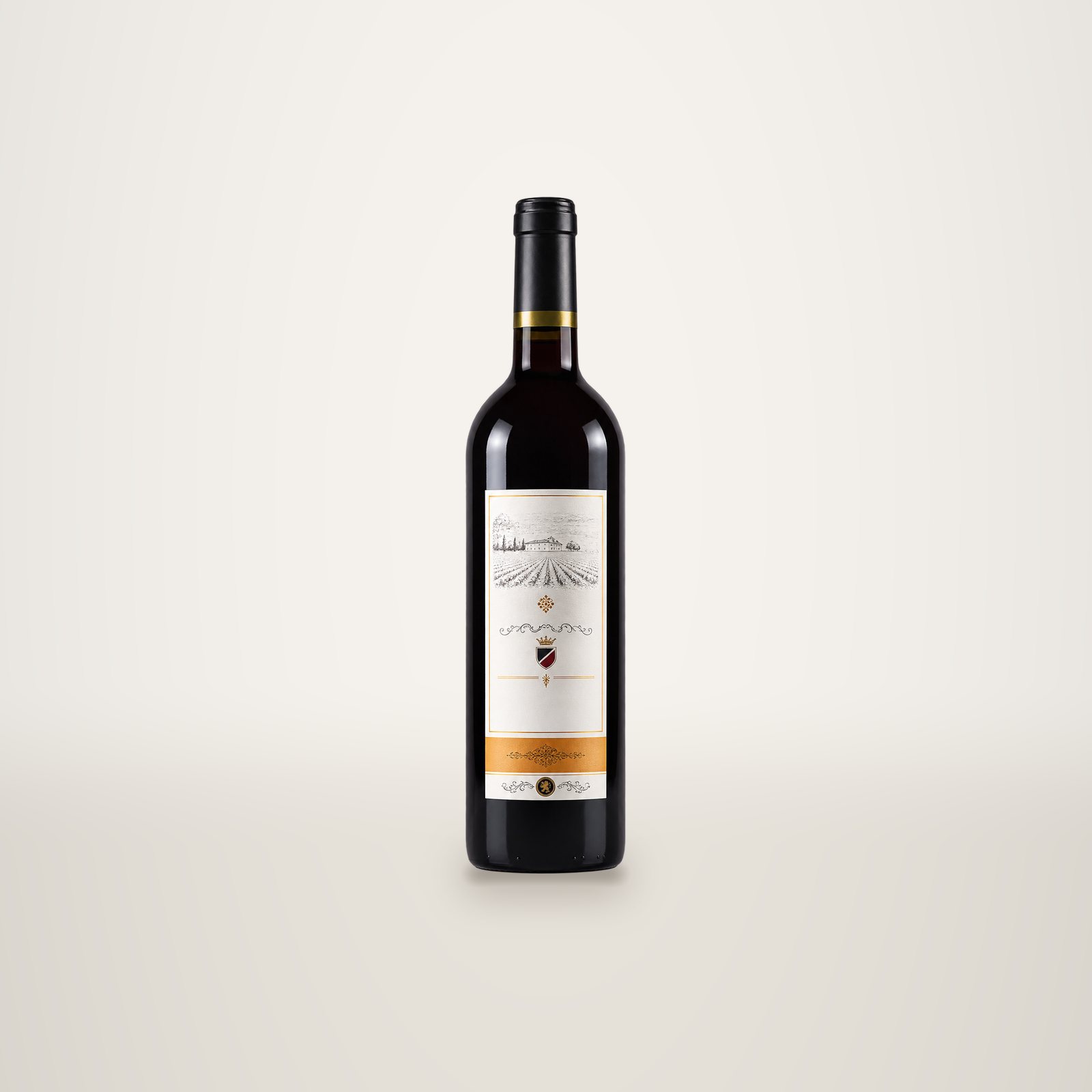 Bottle of Tramontane Banyuls Tradition, light label.